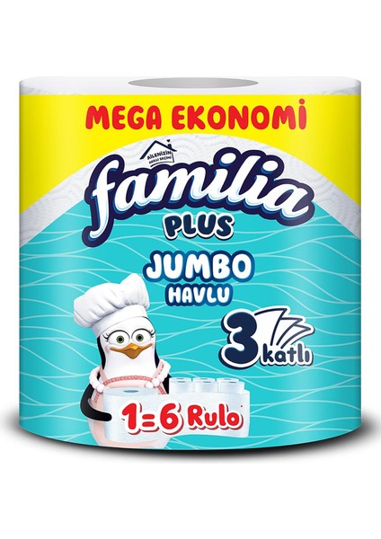 Plus 1- 6 Jumbo Kağıt Havlu Rulo