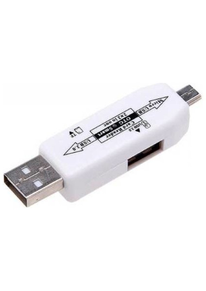 Smart Micro USB Otg Kart Okuyucu USB 2.0 Adaptör