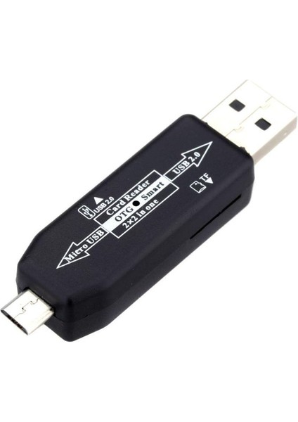 Smart Micro USB Otg Kart Okuyucu USB 2.0 Adaptör