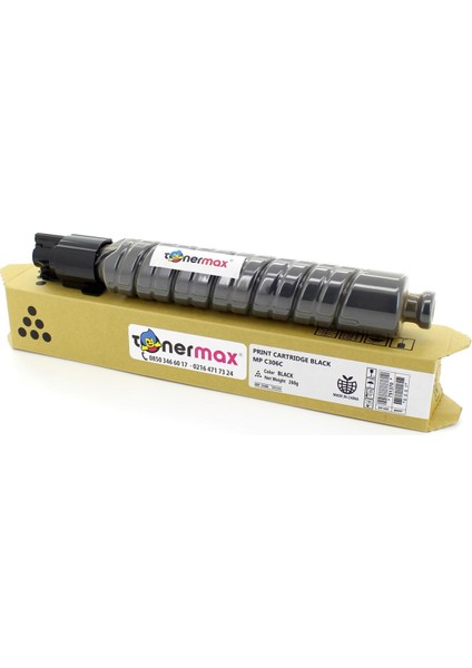 Tonertürk® Ricoh 842095 / MPC306 / MP-C307 / MP-C406 / MP-C407 Siyah Muadil Toner