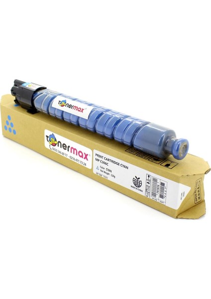 Tonertürk® Ricoh 842092 / MPC306 / MP-C307 / MP-C406 / MP-C407 Mavi Muadil Toner