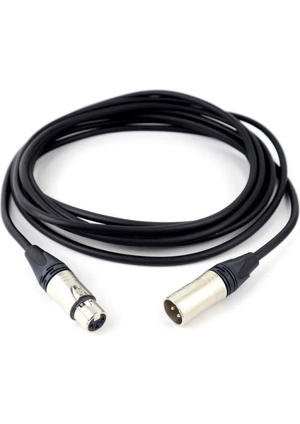 3 Pin Xlr Dişi-Erkek Hazır Mikrofon Kablosu Klotz/neutrik (5 Mt)