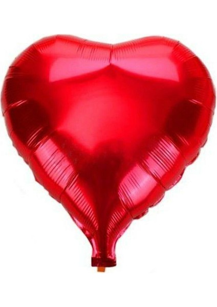 Kırmızı Kalp Folyo Balon 45 cm 5 Adet