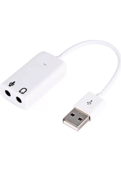 USB Ses Kartı Çevirici 7.1 Dönüştürücü Laptop Harici Ses Kartı 4505