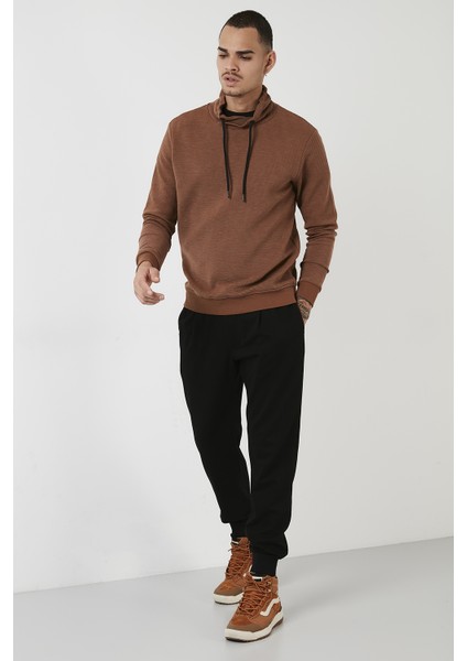 Pamuklu Dik Yaka Slim Fit Sweat Erkek Sweat 5905032