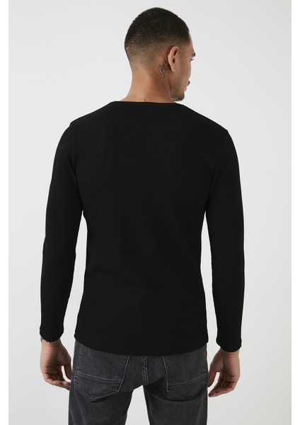 Pamuklu Bisiklet Yaka Basic Sweat Erkek Sweat 5905073 indirimleri