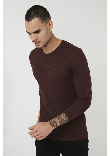 Pamuklu Bisiklet Yaka Basic Sweat Erkek Sweat 5905073 fiyatları