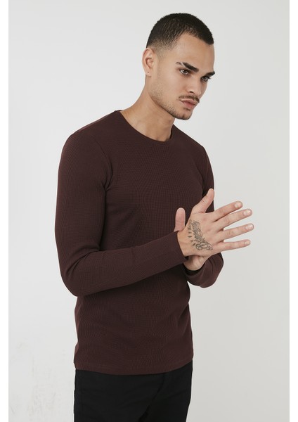 Pamuklu Bisiklet Yaka Basic Sweat Erkek Sweat 5905073 modelleri