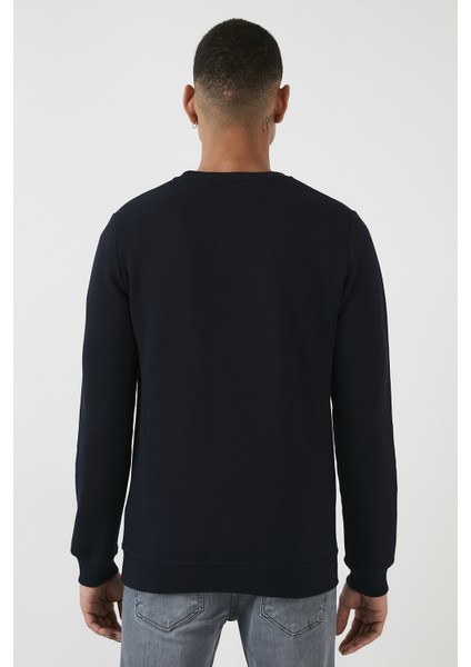 % 100 Pamuk Bisiklet Yaka Basic Sweat Erkek Sweat 5905028 indirimleri