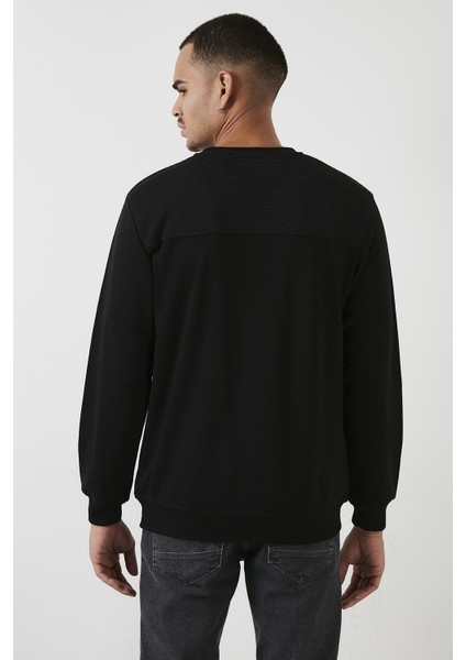 Pamuklu Bisiklet Yaka Slim Fit Sweat Erkek Sweat 5905033