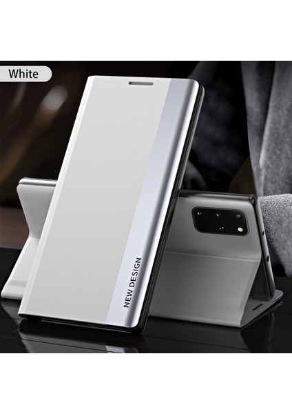 Samsung Galaxy S20 Plus Için Ince Flip Deri Manyetik Kılıf (Yurt Dışından)