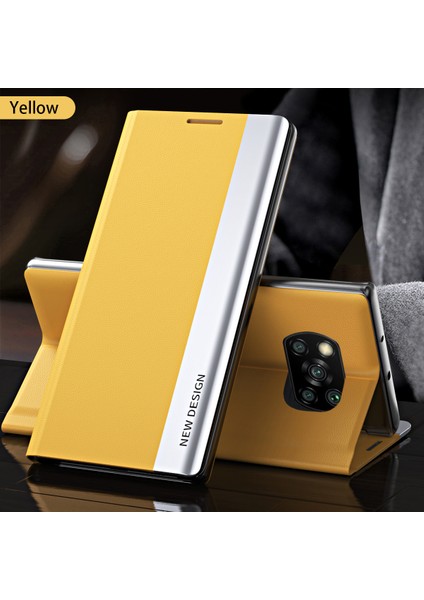 Xiaomi Poco X3 Nfc / X3 Pro İçin Deri Manyetik Kılıf (Yurt Dışından)