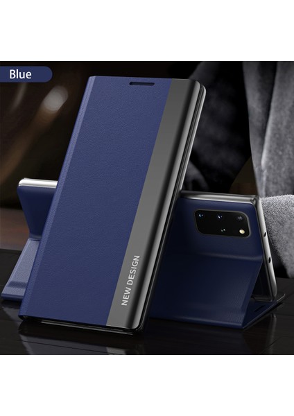Samsung Galaxy S20 Plus Için Ince Flip Deri Manyetik Kılıf (Yurt Dışından)