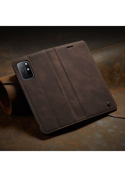 Oneplus 8t Için Retro Pu Deri Tpu Kart Bölmeli Manyetik Flip Standlı Kılıf (Yurt Dışından) fiyatları