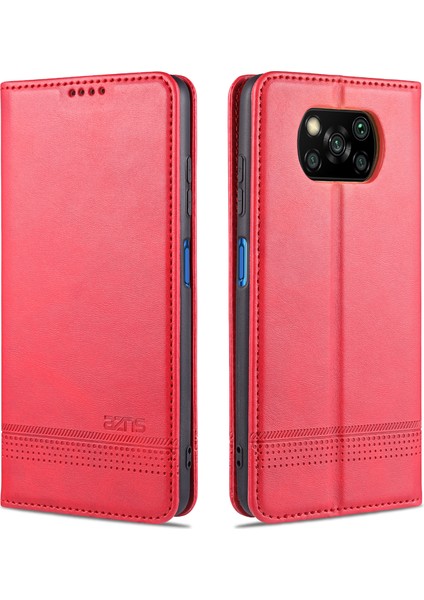 Xiaomi Poco X3 Nfc / X3 Pro Için Flip Manyetik Tpu Standlı Kılıf (Yurt Dışından)