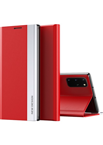 Samsung Galaxy S20 Plus Için Ince Flip Deri Manyetik Kılıf (Yurt Dışından)