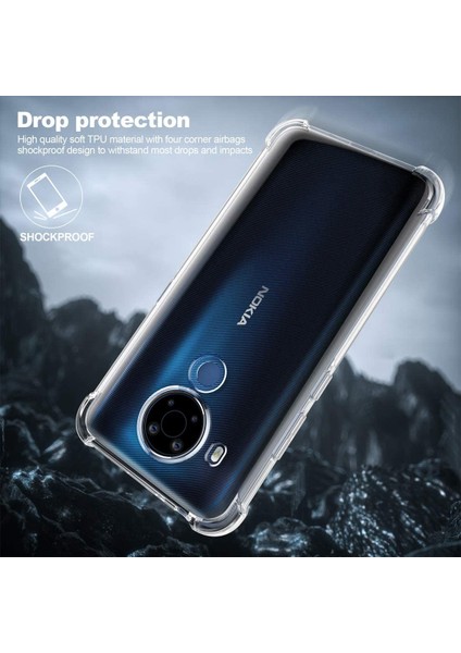 Nokia 5.4 Için Şeffaf Yumuşak Silikon Tpu Köşe Korumalı Kılıf (Yurt Dışından) fiyatları