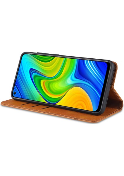 Xiaomi Redmi Note 9 Için Flip Manyetik Tpu Standlı Kılıf (Yurt Dışından)