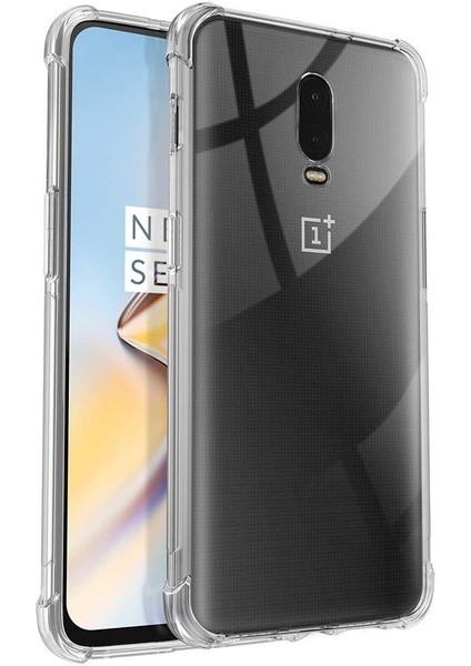 Oneplus 6t Için Kenarları Korumalı Tpu Bumper Shockproof Şeffaf Kılıf (Yurt Dışından)