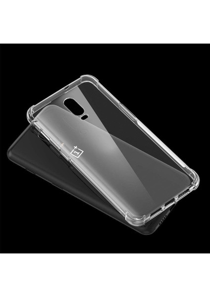 Oneplus 6t Için Kenarları Korumalı Tpu Bumper Shockproof Şeffaf Kılıf (Yurt Dışından)