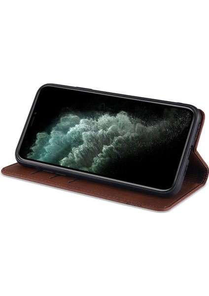 iPhone 11 Pro Max Için Flip Manyetik Tpu Standlı Kılıf (Yurt Dışından)