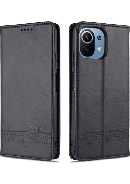 Xiaomi Mi 11 Lite Için Flip Manyetik Tpu Standlı Kılıf (Yurt Dışından)