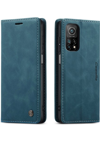 Xiaomi Mi 10T / Mi 10T Pro Için Retro Pu Deri Tpu Manyetik Flip Standlı Kılıf (Yurt Dışından)