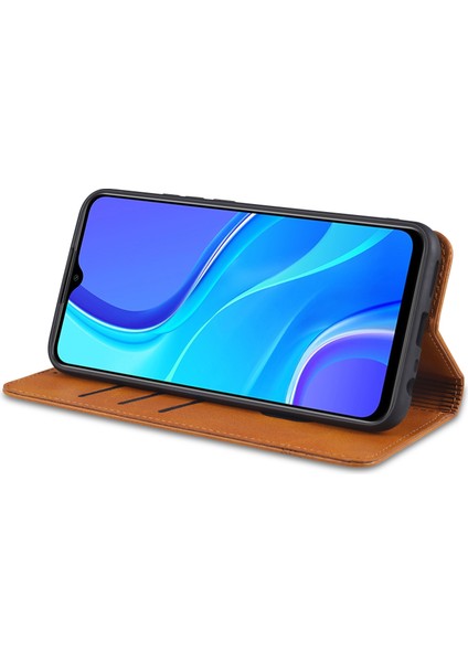 Xiaomi Redmi 9 Için Flip Manyetik Tpu Standlı Kılıf (Yurt Dışından)