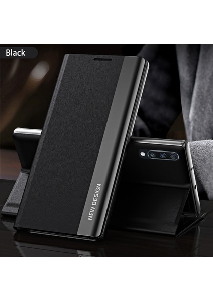 Samsung Galaxy A50 / A50S / A30S Için Ince Flip Deri Manyetik Kılıf (Yurt Dışından) fiyatları