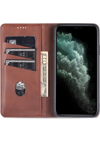 iPhone 11 Pro Max Için Flip Manyetik Tpu Standlı Kılıf (Yurt Dışından)