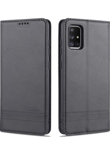 Samsung Galaxy A51 Için Flip Manyetik Tpu Standlı Kılıf (Yurt Dışından)