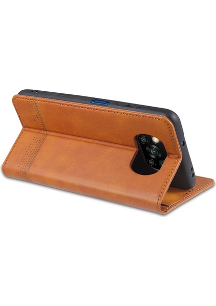 Xiaomi Poco X3 Nfc / X3 Pro Için Flip Manyetik Tpu Standlı Kılıf (Yurt Dışından)