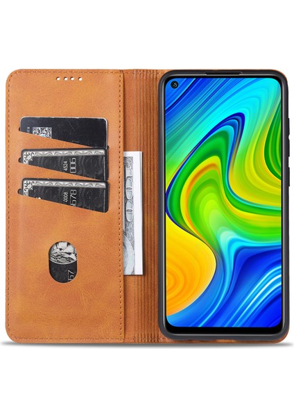 Xiaomi Redmi Note 9 Için Flip Manyetik Tpu Standlı Kılıf (Yurt Dışından)