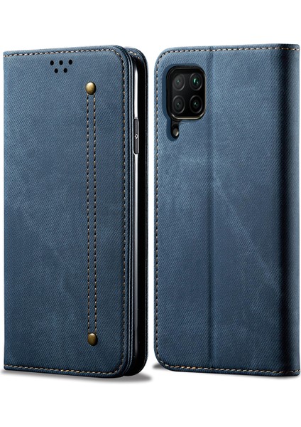 Huawei P40 Lite Için Retro Deri Flip Cüzdan Standlı Kılıf (Yurt Dışından)