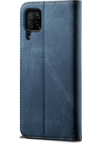Huawei P40 Lite Için Retro Deri Flip Cüzdan Standlı Kılıf (Yurt Dışından)