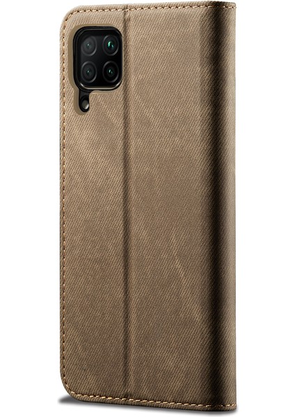 Huawei P40 Lite Için Retro Deri Flip Cüzdan Standlı Kılıf (Yurt Dışından)