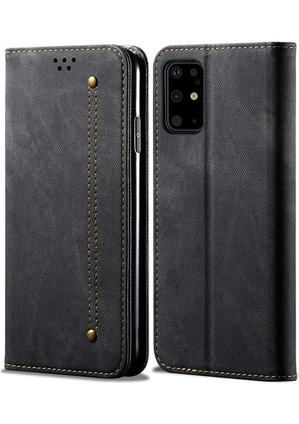 Samsung Galaxy S20 Plus Için Retro Deri Flip Cüzdan Standlı Kılıf (Yurt Dışından)