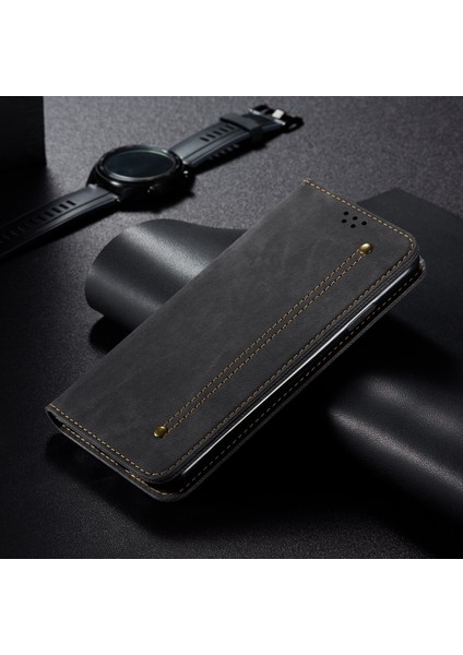 Samsung Galaxy S20 Plus Için Retro Deri Flip Cüzdan Standlı Kılıf (Yurt Dışından)