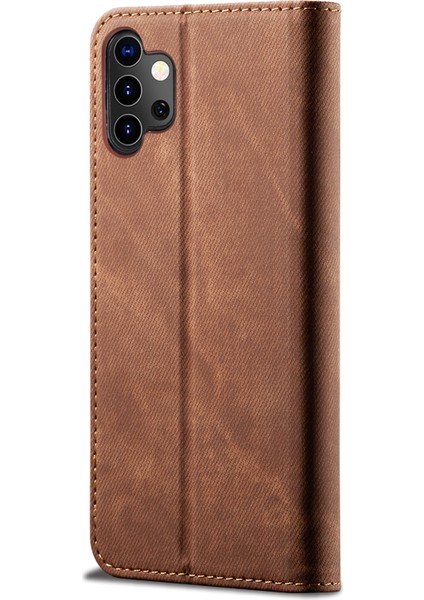 Samsung Galaxy A32 5g Için Retro Deri Flip Cüzdan Standlı Kılıf (Yurt Dışından) modelleri
