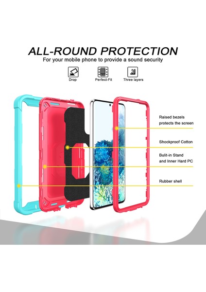 Samsung Galaxy S20 Fe Için Shockproof Yerleşik Standlı Kılıf (Yurt Dışından) fiyatları