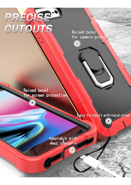 iPhone 8/7/6s/6/iphone Se 2020 Için Shockproof Yerleşik Standlı Kılıf (Yurt Dışından)