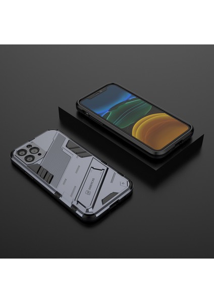 iPhone 11 Için Standlı Ince Sert Pc Tpu Düşme Önleyici Koruyucu Kılıf (Yurt Dışından) fiyatları