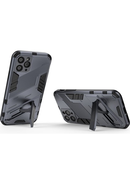 iPhone 11 Için Standlı Ince Sert Pc Tpu Düşme Önleyici Koruyucu Kılıf (Yurt Dışından) fırsatları