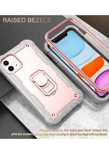 iPhone 11 Için Shockproof Yerleşik Standlı Kılıf (Yurt Dışından) modelleri