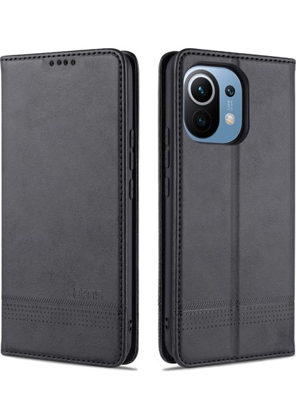 Xiaomi Mi 11 Için Flip Manyetik Tpu Standlı Kılıf (Yurt Dışından)