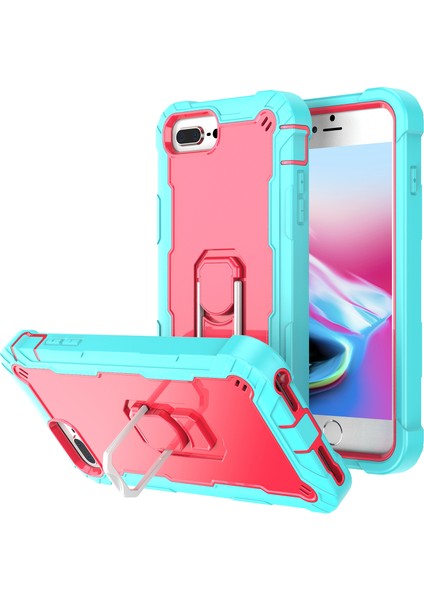 iPhone 7 Plus/8 Plus/6 Plus/6s Plus Için Shockproof Yerleşik Standlı Kılıf (Yurt Dışından)