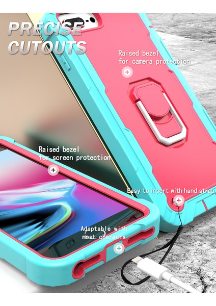 iPhone 7 Plus/8 Plus/6 Plus/6s Plus Için Shockproof Yerleşik Standlı Kılıf (Yurt Dışından)