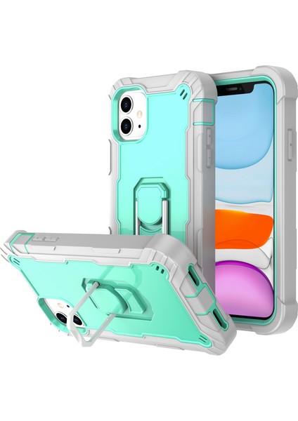 iPhone 11 Için Shockproof Yerleşik Standlı Kılıf (Yurt Dışından)
