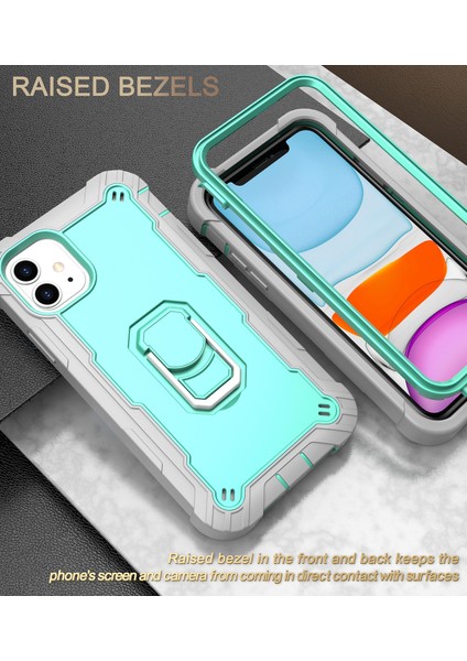 iPhone 11 Için Shockproof Yerleşik Standlı Kılıf (Yurt Dışından)