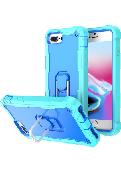 iPhone 7 Plus/8 Plus/6 Plus/6s Plus Için Shockproof Yerleşik Standlı Kılıf (Yurt Dışından)